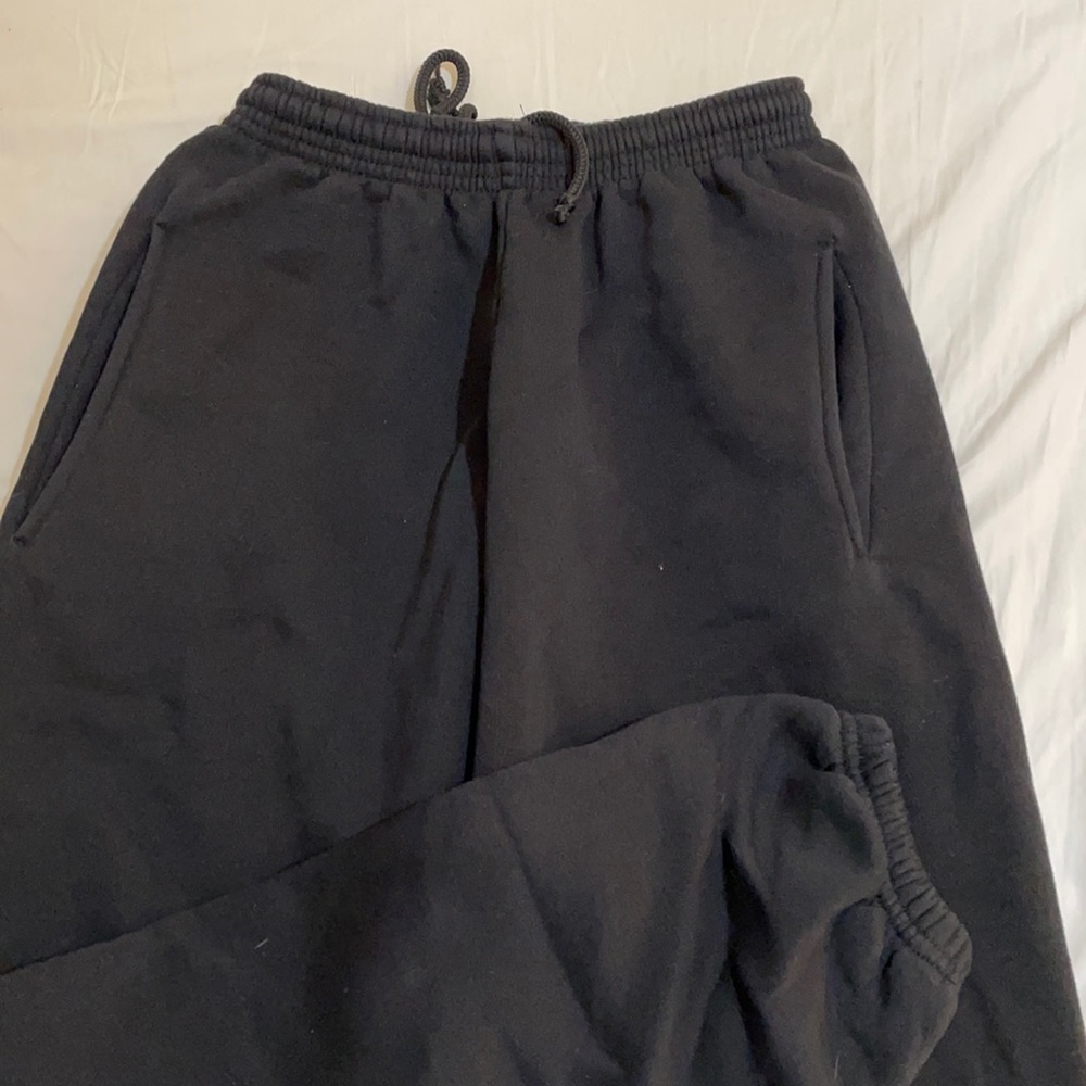 Black sweatpants